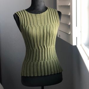 Hunter Green Sleeveless Top
